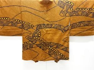 未使用品　本総絞り　抽象模様絵羽織